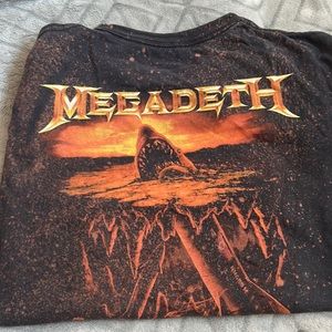 Megadeth graphic T-shirt.
